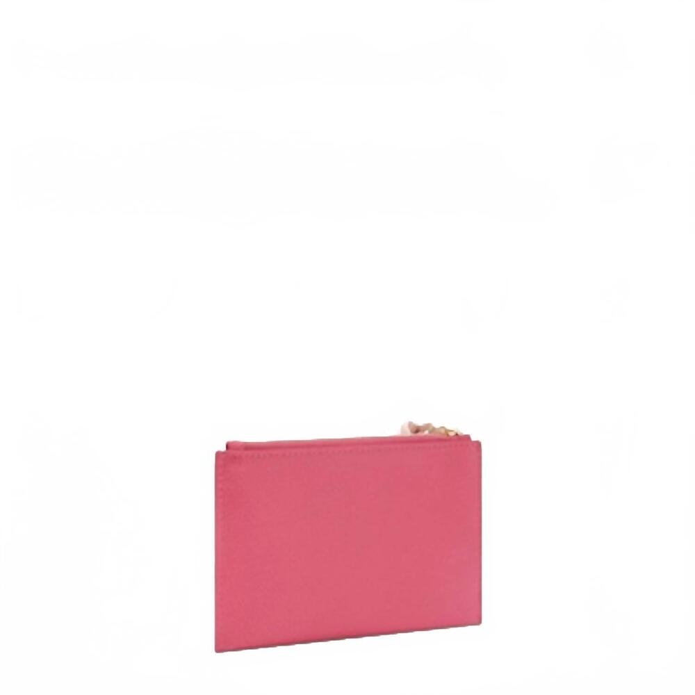 NEW FURLA women's iride envelope clutch bag in velvet pink